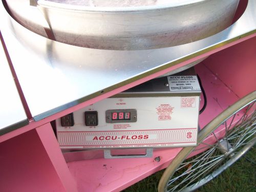 Accu floss gold metal cotton candy machine for sale