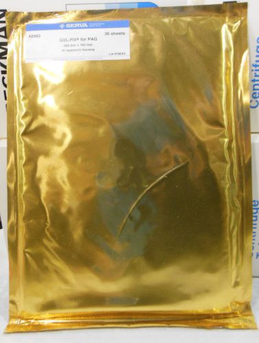 Serva 42983 gel-fix for pag size: 265 mm x 193 mm gold packaging 36 sheets for sale