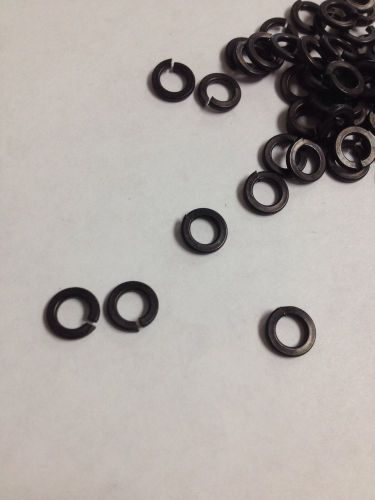 Lot of 100 MS35338-137B 18-8 Split Lock Washers Black Oxide Number 8 Screw Size