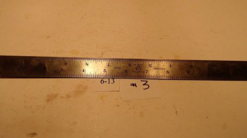 SHRINK RULE vintage Starrett, 3/8&#034; per foot