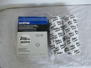 NIB Brother Fax Paper Rolls 2 Pack 8 1/2 inchesx 164 foot