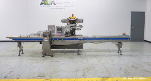 Used- Bosch Doboy Linium 303 Long Dwell Horizontal Flow Wrapper. Machine is capa