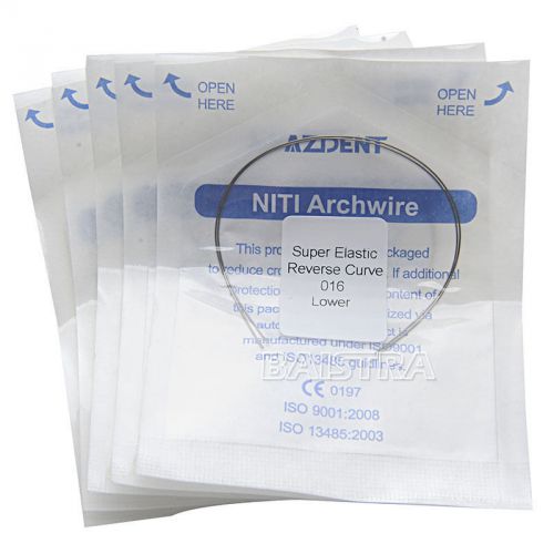5 Packs Dental Orthodontic NITI Round Reverse Curve Arch Wires 016 Lower Sale CA