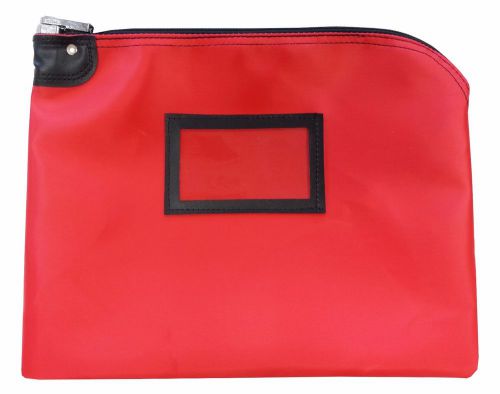 Locking Document Security HIPAA Compliant Bag 11 x 15 Red