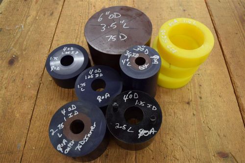 Urethane round assortment set 90a 75d rod ring tube polyurethane acrotech inc. for sale