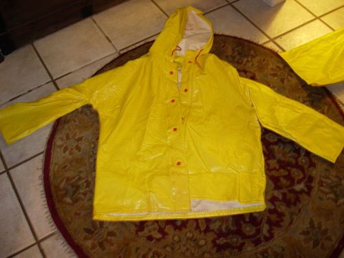 EDMONT 550 WET WEAR FOR RAIN &amp; CHEM.PROTECTION LARGE JACKET &amp; BIB OVERALLS