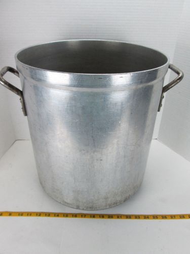 Large Restaurant Stock Pot 40 Quarts Heavy Duty Aluminum 14&#034; x 16&#034;  GS