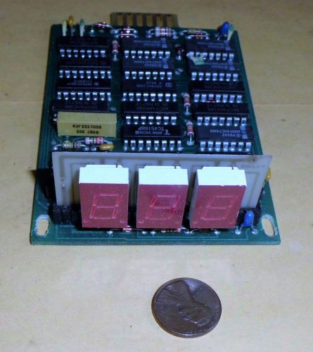 3 DIGIT VINTAGE T3 SPEED RADAR LED DISPLAY PCB ASSEMBLY