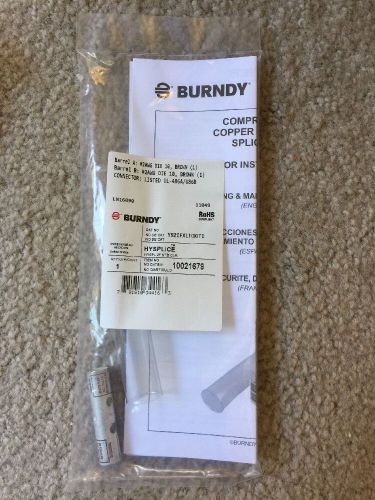 BURNDY YS2CFXLTCKITC Copper Splice Kit, #2 Awg to #2 Awg (1ea)