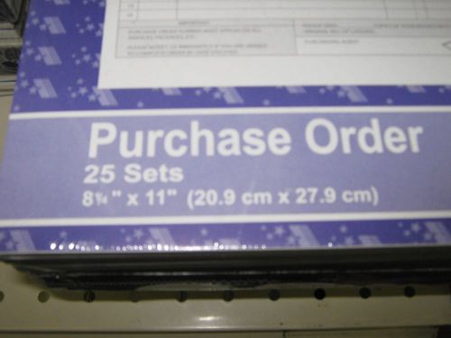 purchase order - 25 sets - 12 books