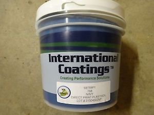 International Coatings 768 Navy plastisol ink 1 Gal