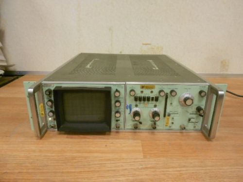 HP 810D OSCILLOSCOPE w/HP 1820B Time Base / HP 1807A Vertical Amplifier WORKING