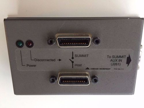 Cascade Microtech GPIB Switch Box P/N 107-109-A