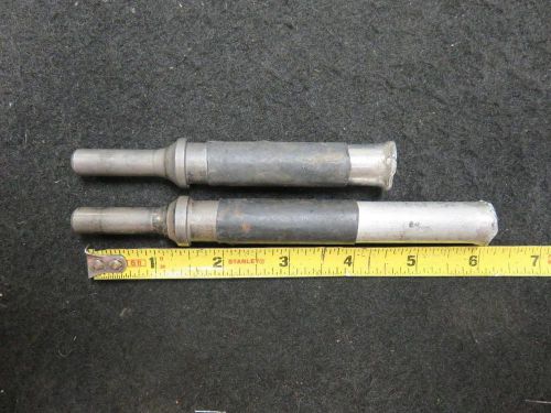 PAIR OF ALUMINUM FACED RIVET SETS .401 SHANK AIRCRAFT TOOL