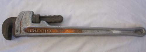 RIGID Aluminum Pipe Steele 824 Wrench 24&#034; The Ridge Tool Co