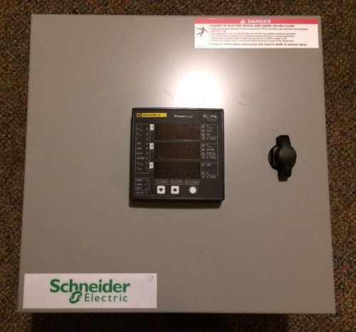 Schneider/Square D ION6200 PowerLogic Panel Power Meter w/Enclosure