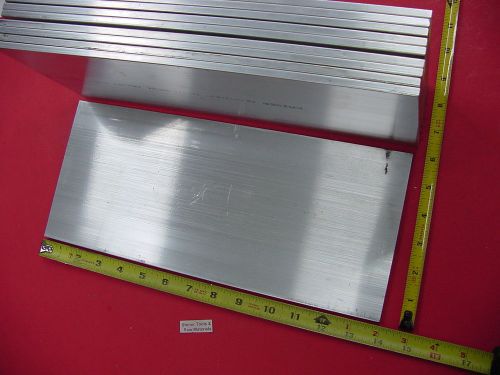 10 pieces 1/4&#034; x 6&#034; aluminum 6061 t6511 solid flat bar 14&#034; long .250&#034; plate mill for sale