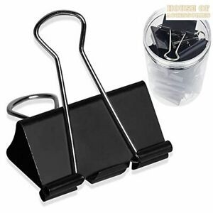 24 Packs Extra Large Binder Clips, 2 Inch Big Paper Clamps for Office, School an