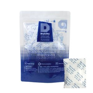 Dry  Dry 10 Gram [25 Packets] Premium Silica Gel Pure  Safe Silica Gel Packets