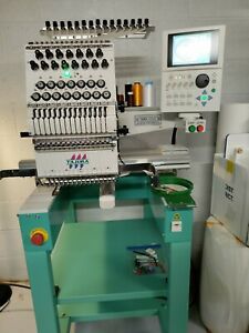 EMBROIDERY MACHINE TAJIMA TEMX-C1501 USED 15 NEEDLE EXCELLENT CONDITION