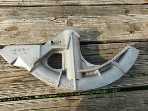 (FS) GARDNER # 932 Aluminum Hand Conduit Bender Head 1&#034; EMT, 3/4&#034; Rigid