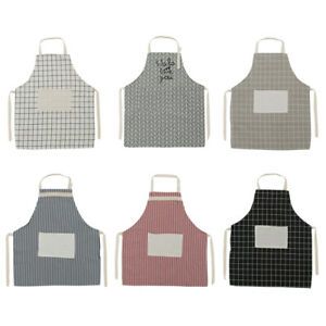 Women Men Home Restaurant Kitchen Cooking Apron with Big Pocket Chef Waiter