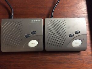 2 Radioshack 43-3103 FM Wireless Intercoms Tested &amp; Working