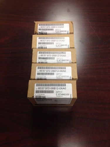 Siemens 6es7 972-0bb12-0xa0 bus connector (5) for sale