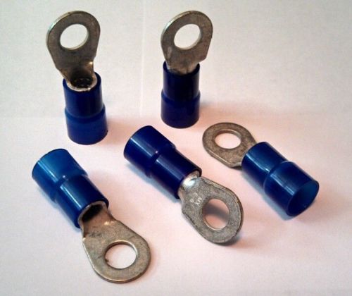 Molex ring tongue crimp blue 6 awg 5/16 stud 50 piece bag for sale