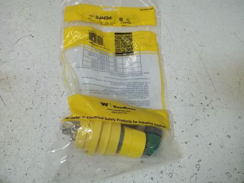 WOODHEAD 24W34 PLUG-WATERTITE *NEW IN A FACTORY BAG*