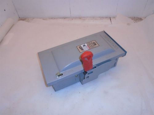Siemens hf321nr fusiable heavy duty 30 amp nema 3r safety disconnect switch used for sale