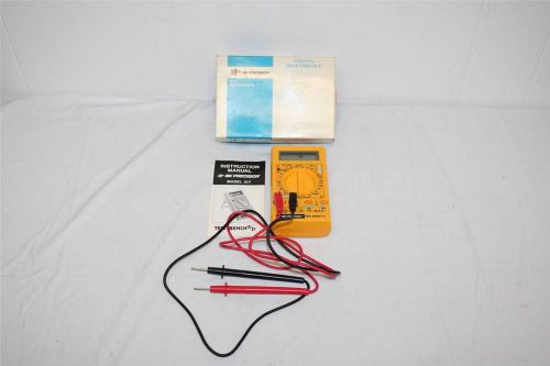 B&amp;k precision digital multimeter, model 377, with leads, manual &amp; box for sale