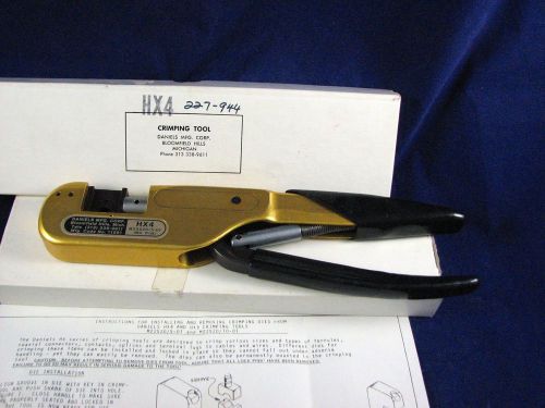 DANIELS MFG CO. CABLE-END CRIMPER MODEL HX4  [Y206 DIE-HEAD SET]