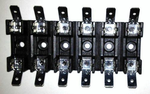 Buss fuse holder 12 slots 16amp. - 300v; NEW*