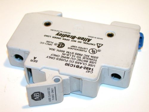 Up to 5 allen bradley single pole fuse holder 600v 30a 1492-fb1c30 for sale