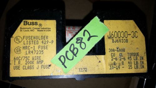 Bussmann USD 600VAC/30A Class J Fuse Holder J60030-3C