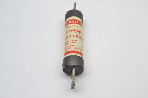 Gould shawmut ats-de150r amp-trap dual element 150a amp 600v-ac fuse b373849 for sale