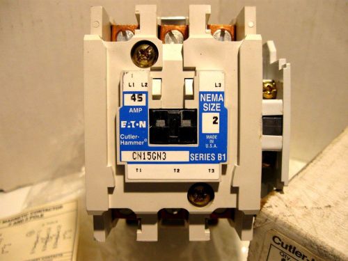 Eaton CN15GN3AB Cutler-Hammer USA Freedom Series Contactor Sz 2-NOS