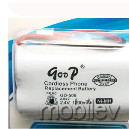 Cordless phone battery ni-mh gd-509 2.4v m1 1200mah for sale
