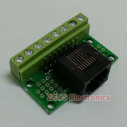 ADAPTER - RJ45 Breakout to PIN HEADER &amp; TERMINAL