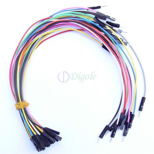 Qty30 solderless breadboard jumpers wires dupont male/female for avr/pic/arduino for sale