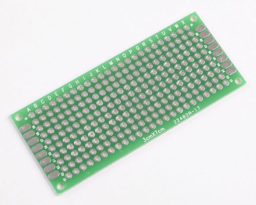 5pcs universal double side board pcb diy prototype paper pcb 3x7cm 1.6mm for sale