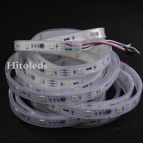 10m dc12v ws2811 30 led/m 5050 rgb smd led 150 leds dream color strip light ip67 for sale