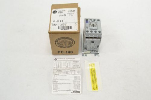 NEW ALLEN BRADLEY 500-TOD92 SER D 2P SIZE 00 AC 110/115-120VAC CONTACTOR B246820