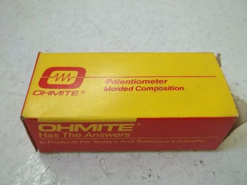 OHMITE CCU2531 POTENTIOMETER 25K OHMS *USED*