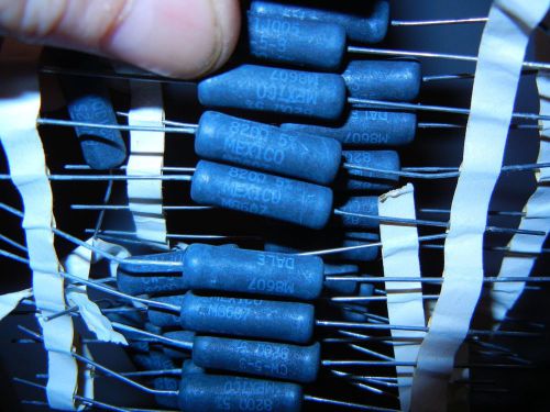 100 Pcs 820 ohm 5 watt wirewound power resistor