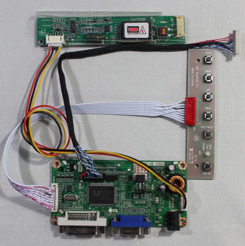 Dvi+vga lcd controller board rt2261 for 14.9inch 1280*390 lta149b780f lcd screen for sale