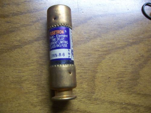 Fusetron FRN-R 6 Dual Element Fuse 250V NEW