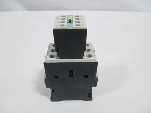 SIEMENS 3RT1026-1A CONTACTOR 3RH1921-1FA22 CONTACT BLOCK AC 120V-AC 20HP D205444