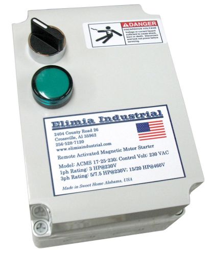 Elimia ACMS 23-32-240LC 5 HP 1 PH 240V Air Compressor Motor Starter Nema 4X NEW!